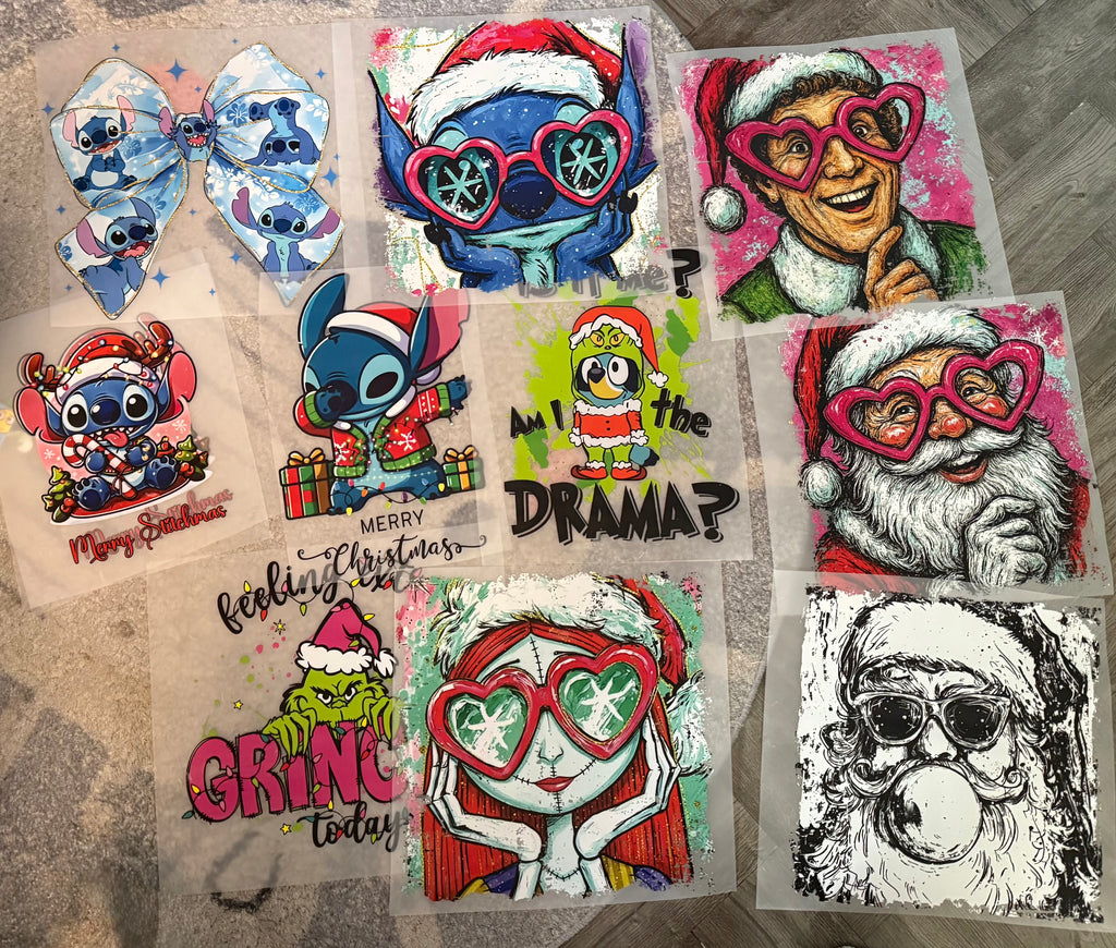 DTF transfers prints