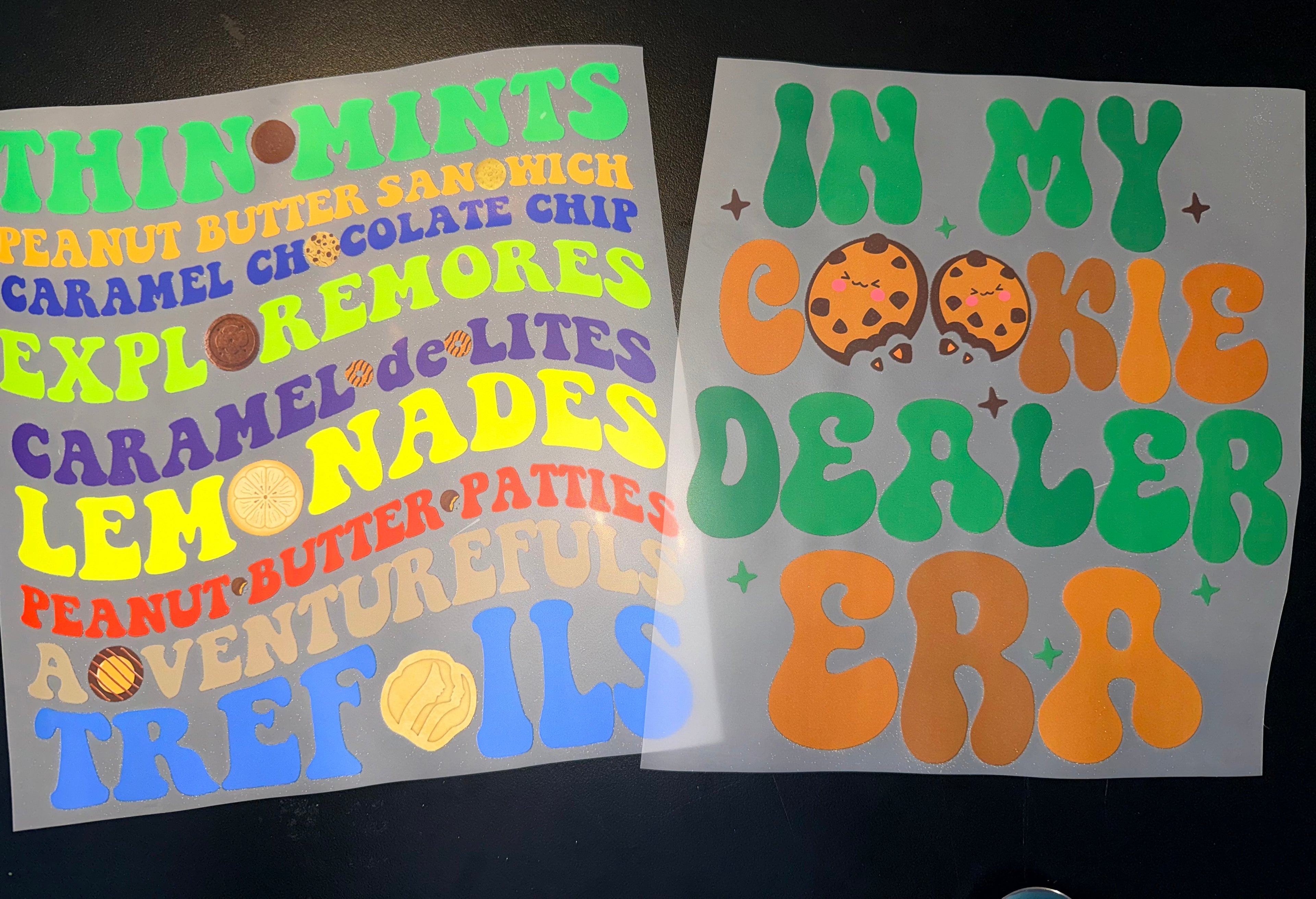 DTF transfers prints