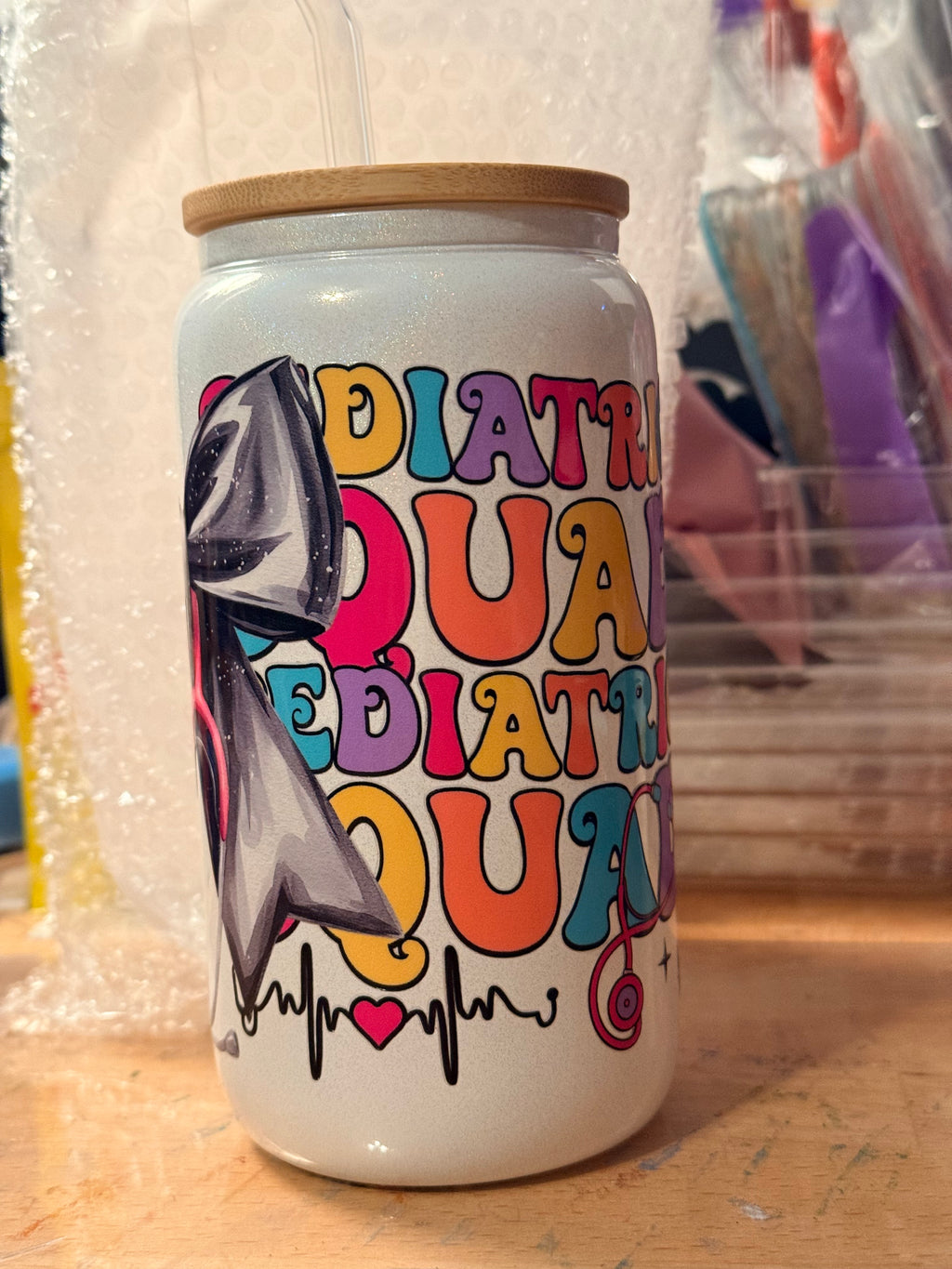 16oz Customized Glass Cups