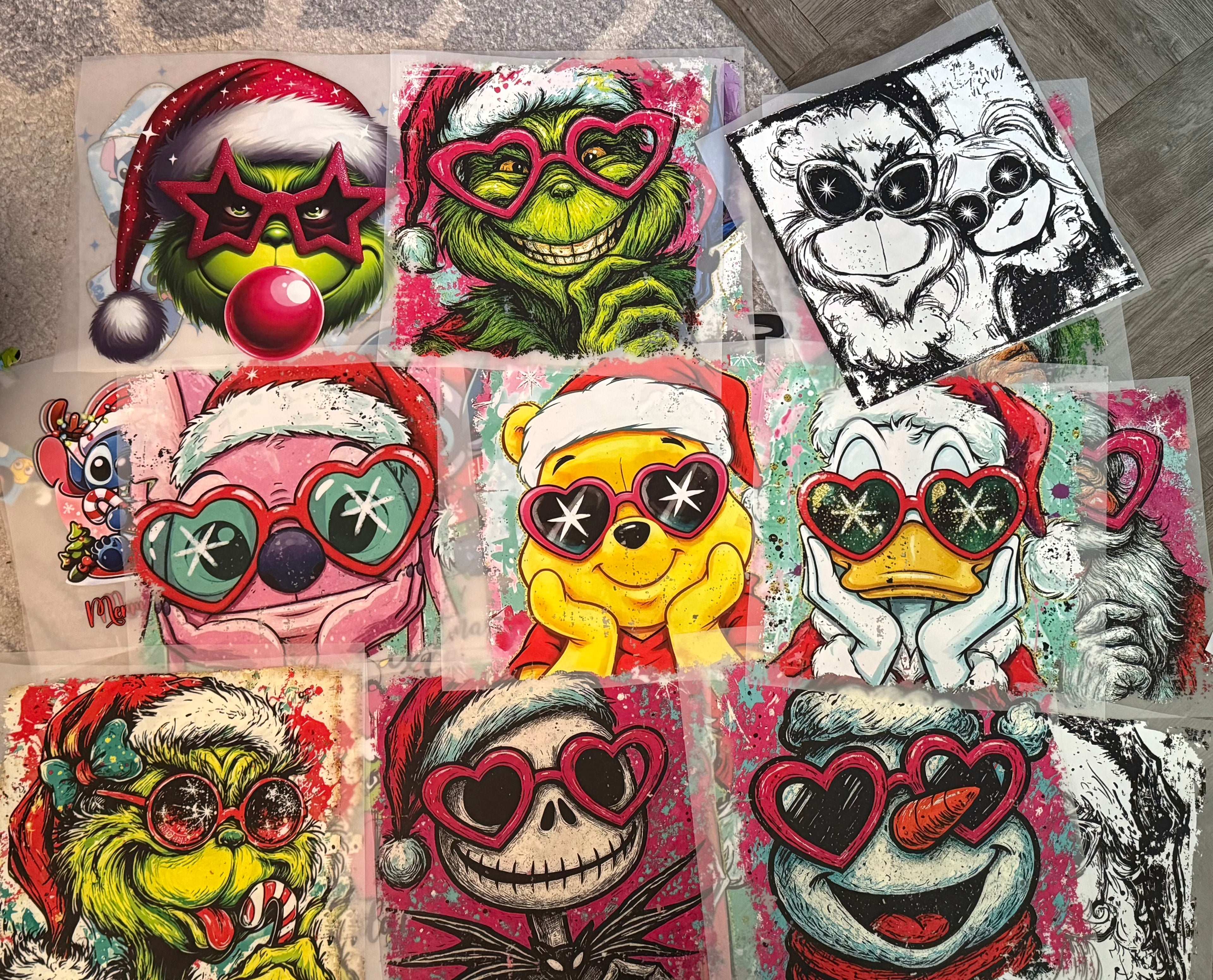 DTF transfers prints